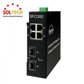 솔텍 PoE 스위칭 허브SFP SFC300-POE 4+2포트 2포