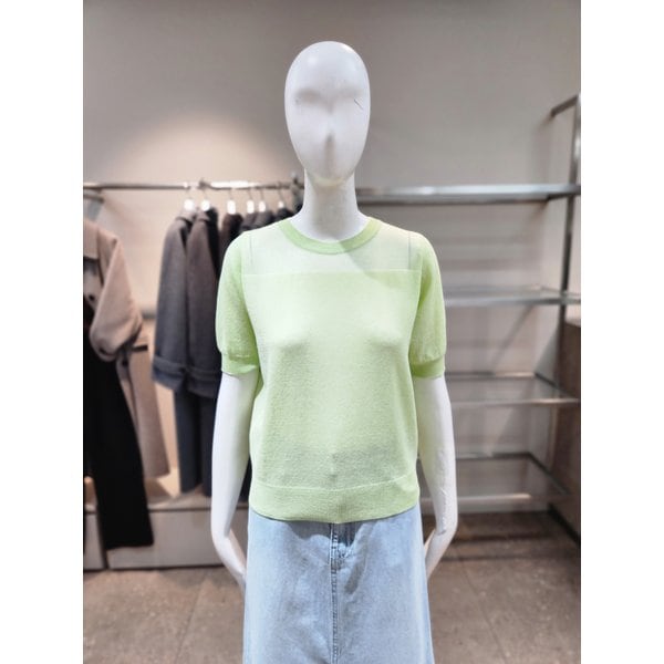 [여주점] [나이스클랍] 시스루 라운드 니트 A262PWK303