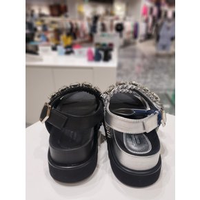 [제주점] 슈콤마보니Jewelry sandal(블랙!)  DW2AM24001BLK
