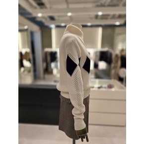 [파주점] 아가일 풀오버 패턴 니트  JPAA1PO116