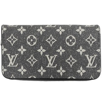 LOUIS VUITTON M81858 데님 지피 월넷 장지갑 그레이 지갑  TEO M81858