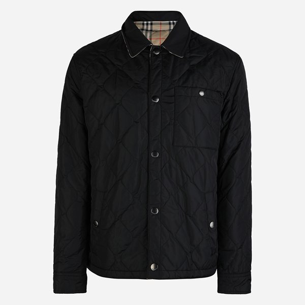 [시흥점] 5F 8110270 A1189 브라이튼 남성 리버시블 퀼팅 자켓 블랙