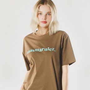 mama cool cotton T-shirt_Brown