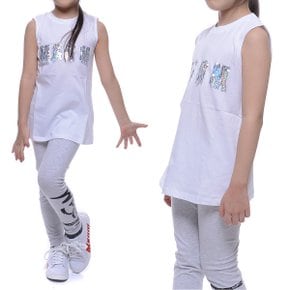 [부산점] [엠에스지엠] 20SS MSGM 로고 스팽글 나시 티셔츠 (022472_001_20S) (022472 001 20S)
