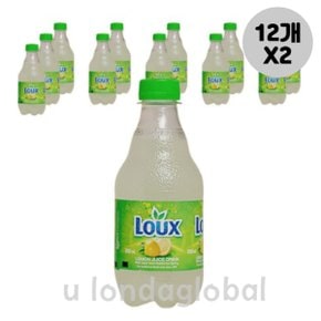 룩스 레몬 그리스 탄산 음료수 330ml 12개 2세트