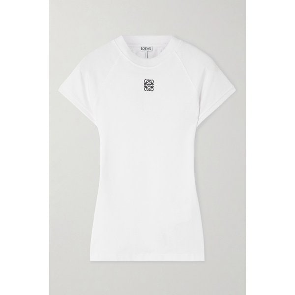 아나그램 자수 코튼 블렌드 저지 티셔츠 46376663162959147