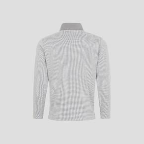 FW25 남성 약기모 하운드투스 잔패턴 칼라 티셔츠 - 그레이 (BJ5941B153)