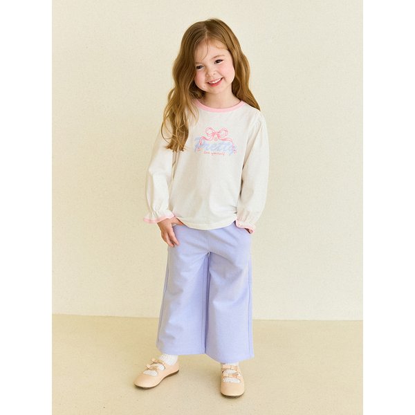 러브빅라벨포인트와이드팬츠