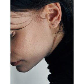 [925 silver] Deux.silver.171 / simple dew earring (2 size)