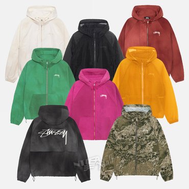  스투시 웨이브 다이 비치 쉘 8컬러 STUSSY BEACH SHELL WAVE DYE