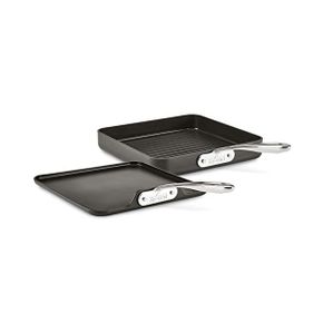 미국 올클래드 프라이팬 AllClad 11644914974 Grill Griddle Set 11 inch 블랙 1432757