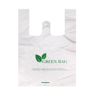 이룸팩 친환경 생분해성 비닐봉투(특대) 100장 썩는 비닐봉지