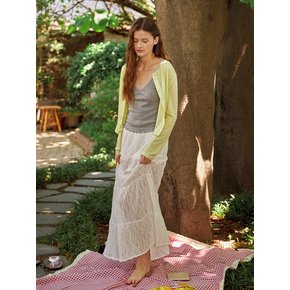 lace mesh skirt 328 (ivory)