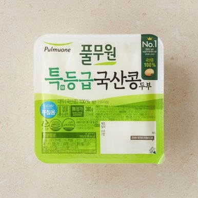 특등급 국산두부 부침 380g