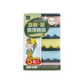 [그린에버] 일본 KOKUBO ValueChoice 양면 주방스펀지 하드타입 5P