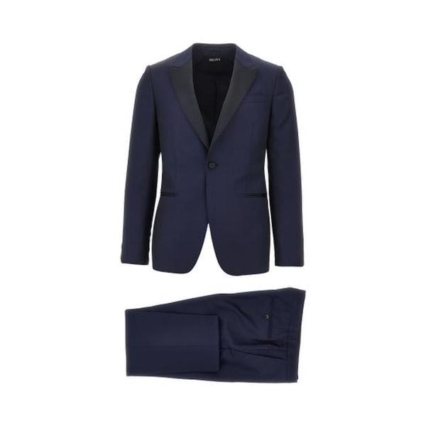 확대된 대표 에르메네질도제냐 수트 세트 282KGQR317700A3 412 BLUE