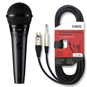 SHURE PGA58-LC 호출용 유선마이크 PFX-5M 케이블포함