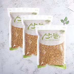 [명절 후 배송] [산담들담] 우리잡곡 국내산 호라산밀 1kgx3팩(3kg)