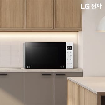 LG 전자 전자레인지 MW23GD 23L 1000W 출력조절 스마트인버터 판넬 터치 블랙 화이트