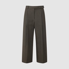 여성 헤링본 원턱 팬츠 D KHAKI MG