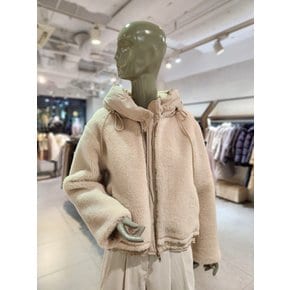 [파주점] 시어링 배색 후드 점퍼 SALE37361 BE