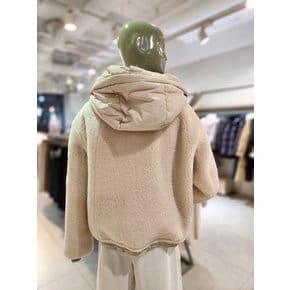 [파주점] 시어링 배색 후드 점퍼 SALE37361 BE