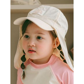 키즈 유아 아동용 물놀이 모자 플랩캡 썬캡