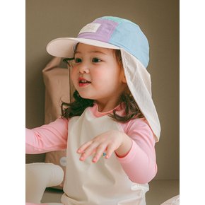 키즈 유아 아동용 물놀이 모자 플랩캡 썬캡