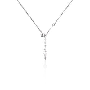 MON COEUR NECKLACE SILVER_WHITE / 62022004142