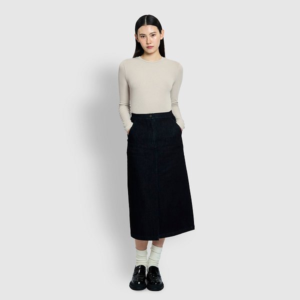 여 발열온감 소프트 립 긴팔 티셔츠 J1154010050AW