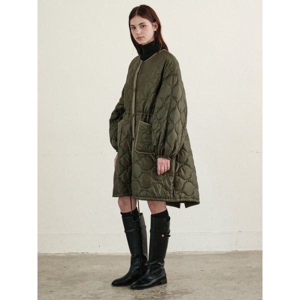 여성 벨루치 퀼팅 코트 (KHAKI)