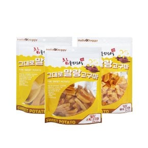 헬로도기 그대로 말랑고구마(랜덤) 250g x3개