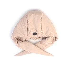 Bubble Musubi Padding Beige Balaclava 귀달이모자