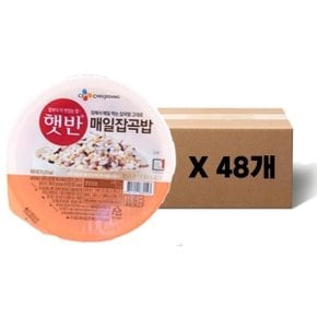 CJ제일제당 햇반 매일 잡곡밥 210g x 48개