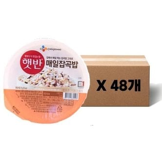  CJ제일제당 햇반 매일 잡곡밥 210g x 48개