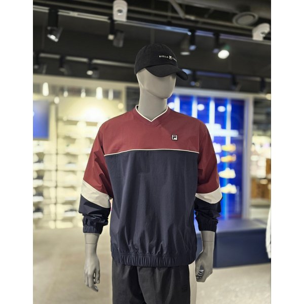 [파주점] 공용 브이넥 우븐 맨투맨(FS2POG3104X-WIN)