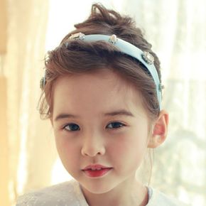 [무케] 럭키밤비네_글로리 큐빅 헤어밴드 (2colors) 여아용 헤어밴드 아동머리띠