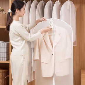 반투명 옷커버 옷걸이커버 먼지 차단 방지 세탁소비닐 5p