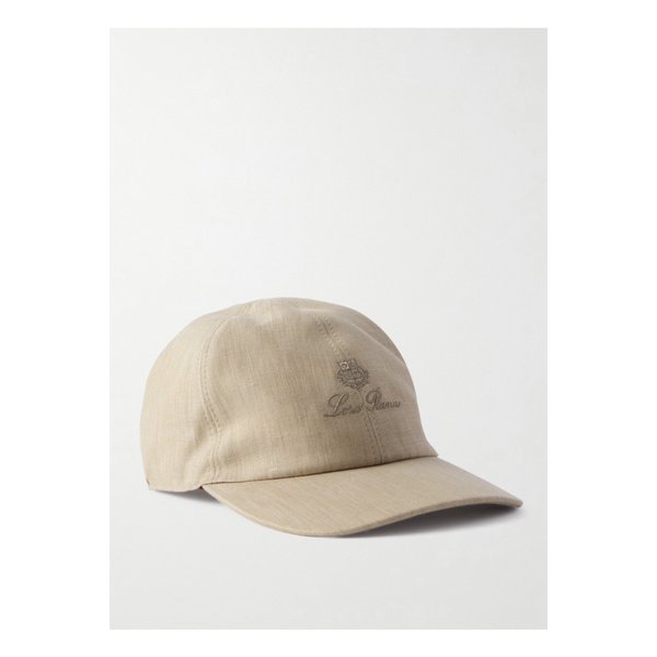 로고 자수 리넨 베이스볼 캡 46376663162894633