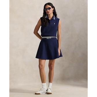 폴로 랄프 로렌 폴로 골프 여성 에이라인 메시 스웨터 스커트(WMXGSKTNDC20045410)