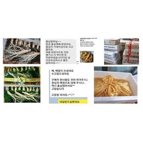 인삼 수삼 삼계용인삼 대용량 2kg 삼계탕인삼 삼계인삼 세척수삼 세척인삼 금산인삼 세척수삼