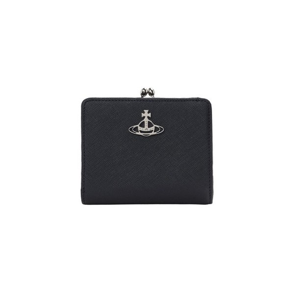 [비비안 웨스트우드] FW25 여성 사피아노 프레임 반지갑 5115002YW L001N N401