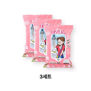플로럴향 쿨링 퍼퓸 데오 티슈 15매x3세트 데오드란트