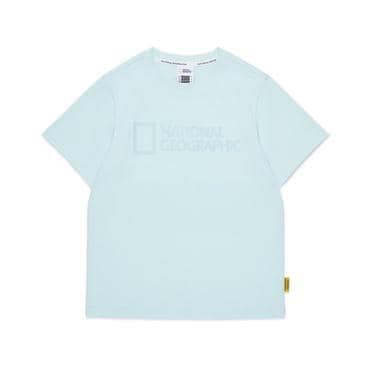 내셔널지오그래픽키즈 K255UTS030 빅로고 반팔티 AQUA