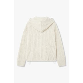 [부산점] 보브)) 케이블 디테일 후드 집업 가디건 (7126150501)