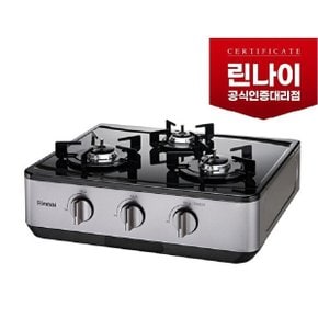 RT-6520I 린나이정품3구 가스레인지 자동불꽃조절