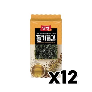  동원 양반 들기름김 조미김 4.5g x 12개