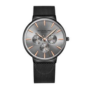 4191088 Stuhrling Original Monaco Quartz Grey Dial Mens Watch