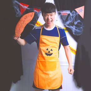 할로윈 호박 앞치마