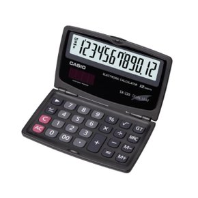 카시오계산기  SX-220 휴대용계산기 casio 태양열